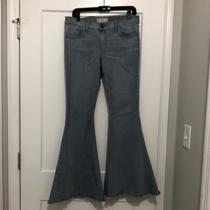 Free People Denim Flare Bell Bottoms SZ 31